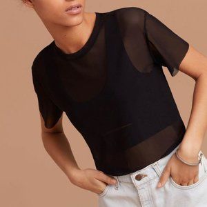 Aritzia Wilfred Free Jamilla T-Shirt XXS GREEN